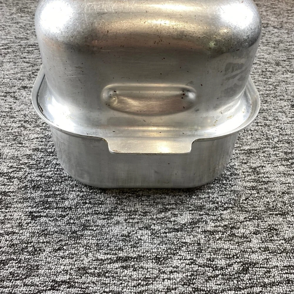 Vintage Kitchen Craft Aluminum Roast Oven Roaster 1940s 1950s USA 18.75 Inch